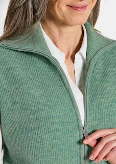Gilet en tricot avec fermeture zippée thumbnail 5