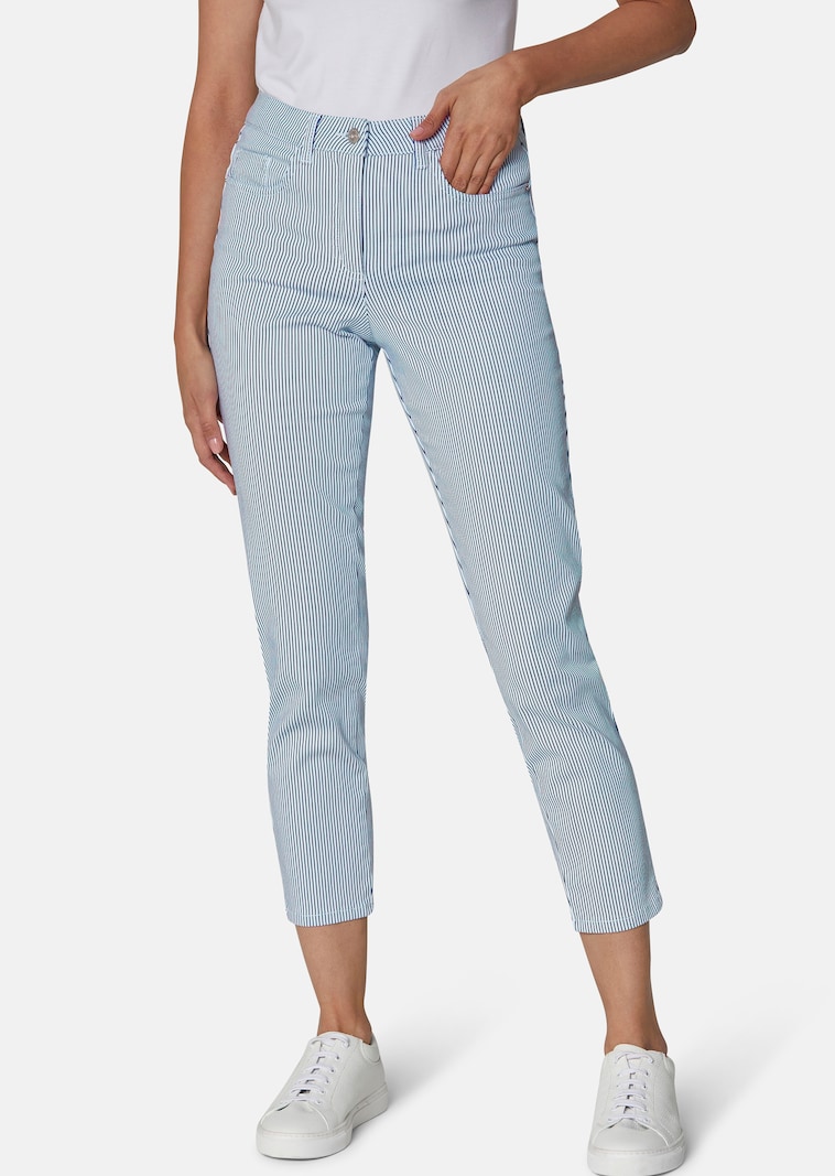 Fein gestreifte Jeans