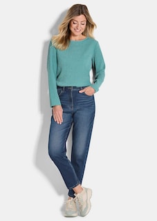 Jean mom SARA en coton stretch thumbnail 2