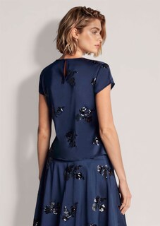 Satinbluse mit Paillettenmotiven thumbnail 4