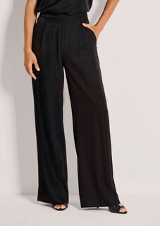 Bundfaltenhose mit weit geschnittenem Bein thumbnail 2