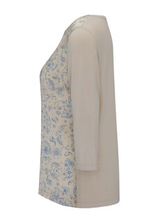 Soepel blouseshirt met glanzende paisley-print thumbnail 7