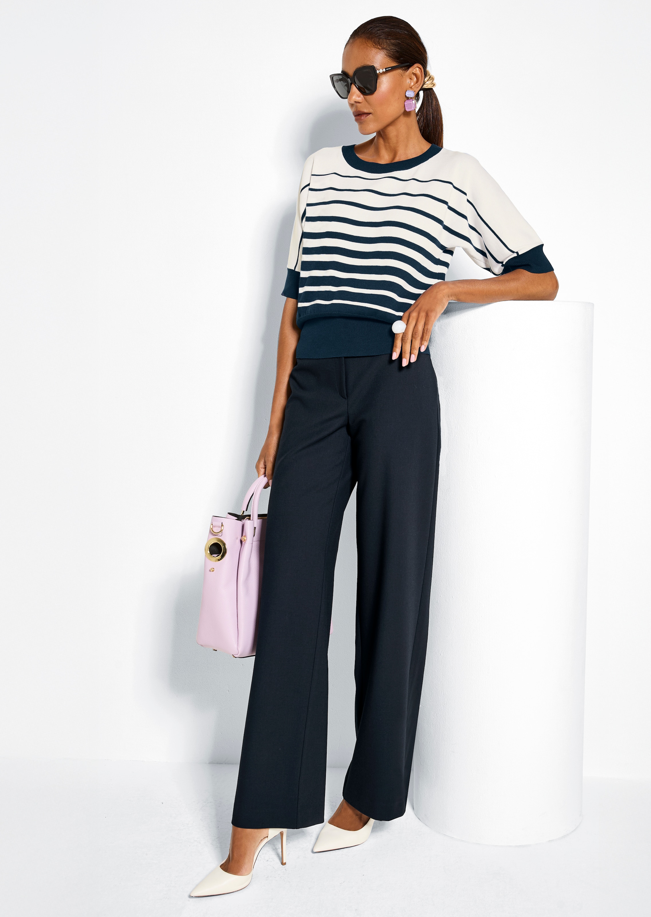 Klassieke pantalon met persvouwen