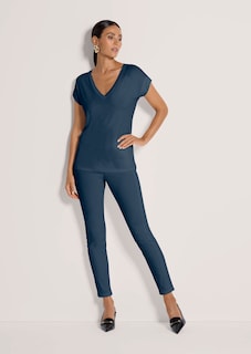 Casual V-neck top thumbnail 3