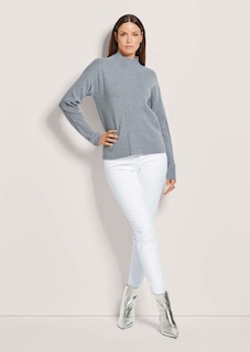 Kurzer Stehkragen-Pullover mit Good Cashmere thumbnail 3