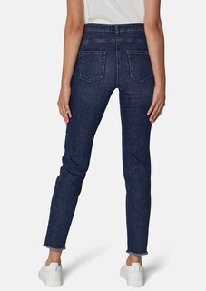 Jeans mit feinem Fransensaum thumbnail 4