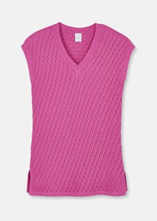 Baumwollpullover mit 3D-Zopfmuster-Mix thumbnail 7