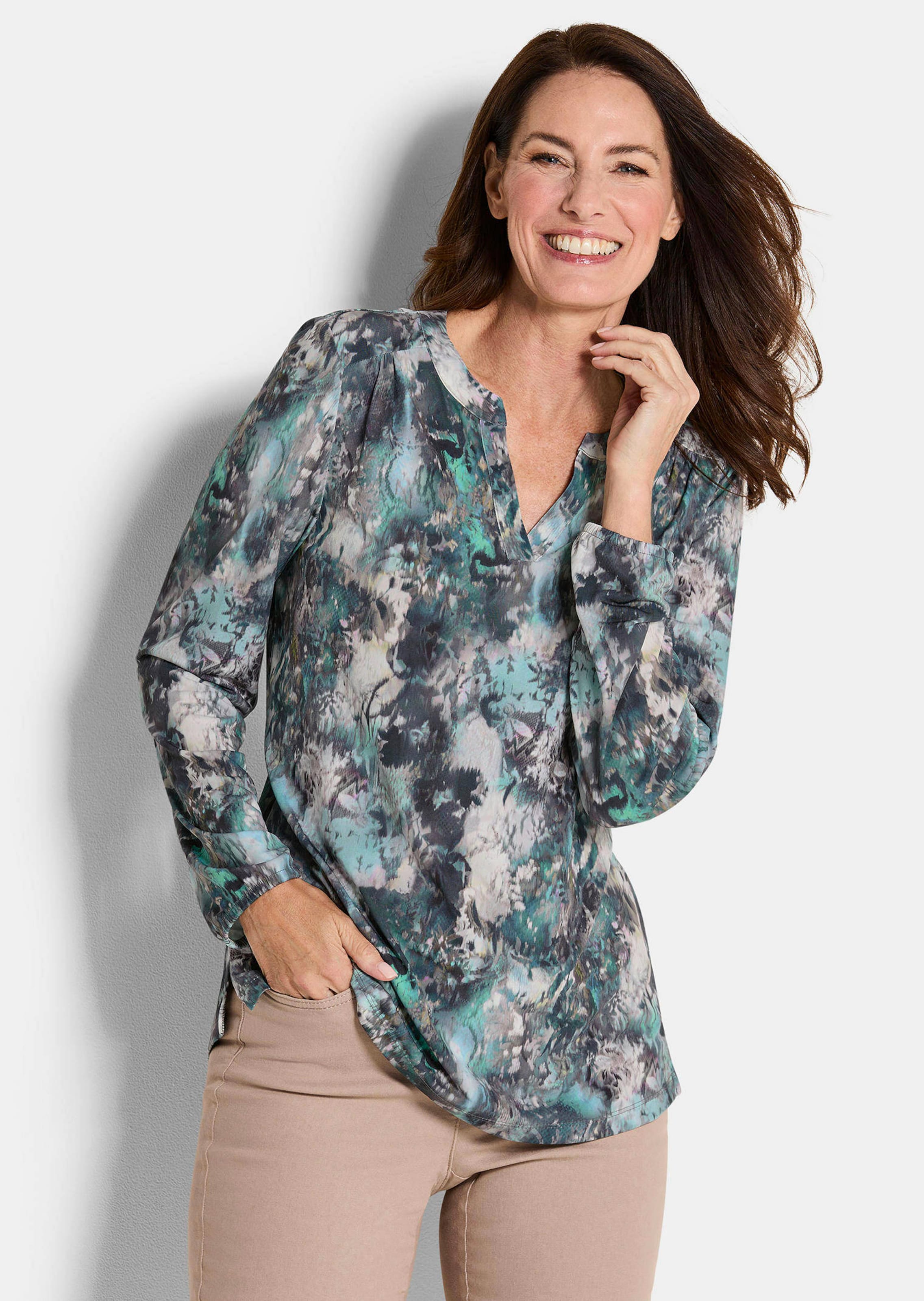 Blusenshirt in femininer Form