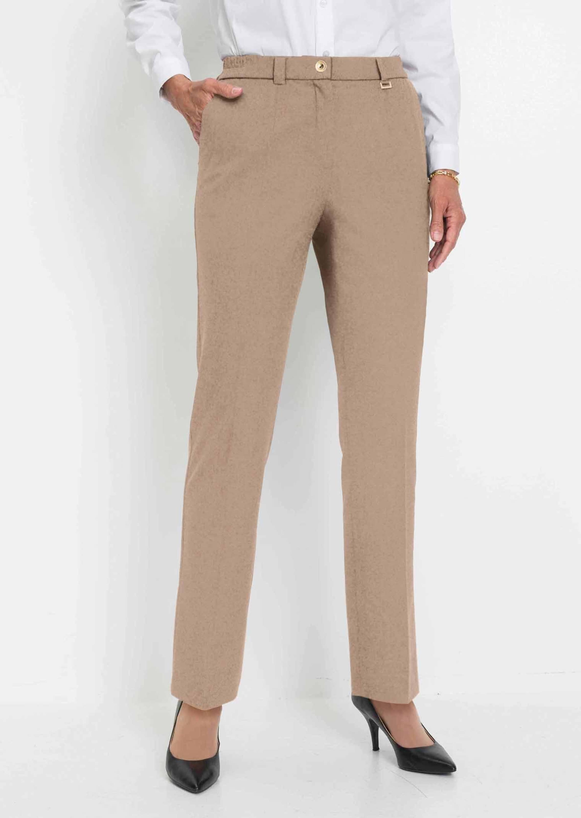 Broek LOUISA met gestreken vouwen