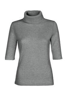 Kaschmirpullover mit Rollkragen und Halbarm thumbnail 6