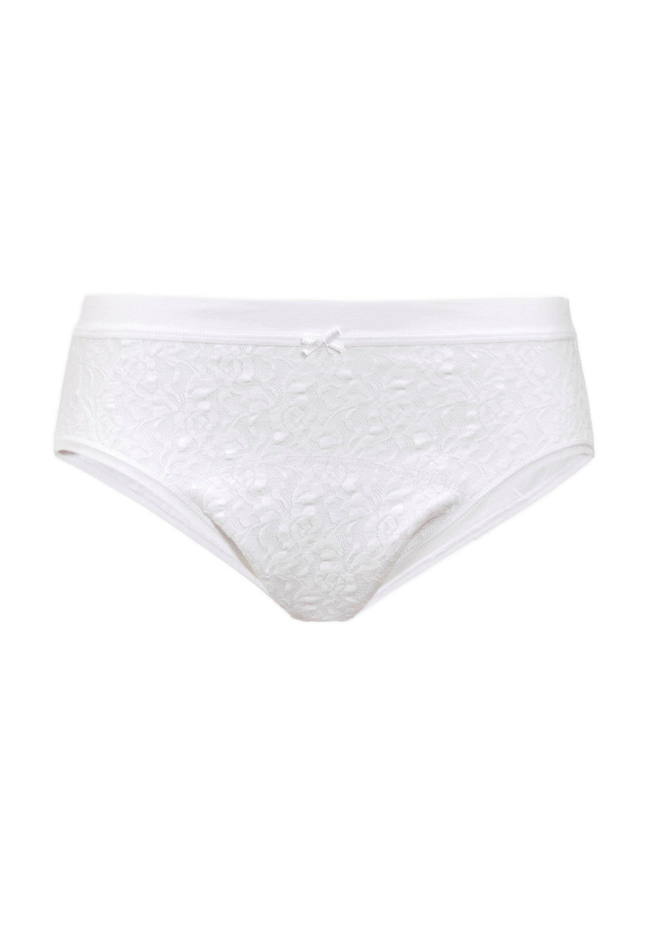 Moderner Inkontinenz-Slip in Spitze allover