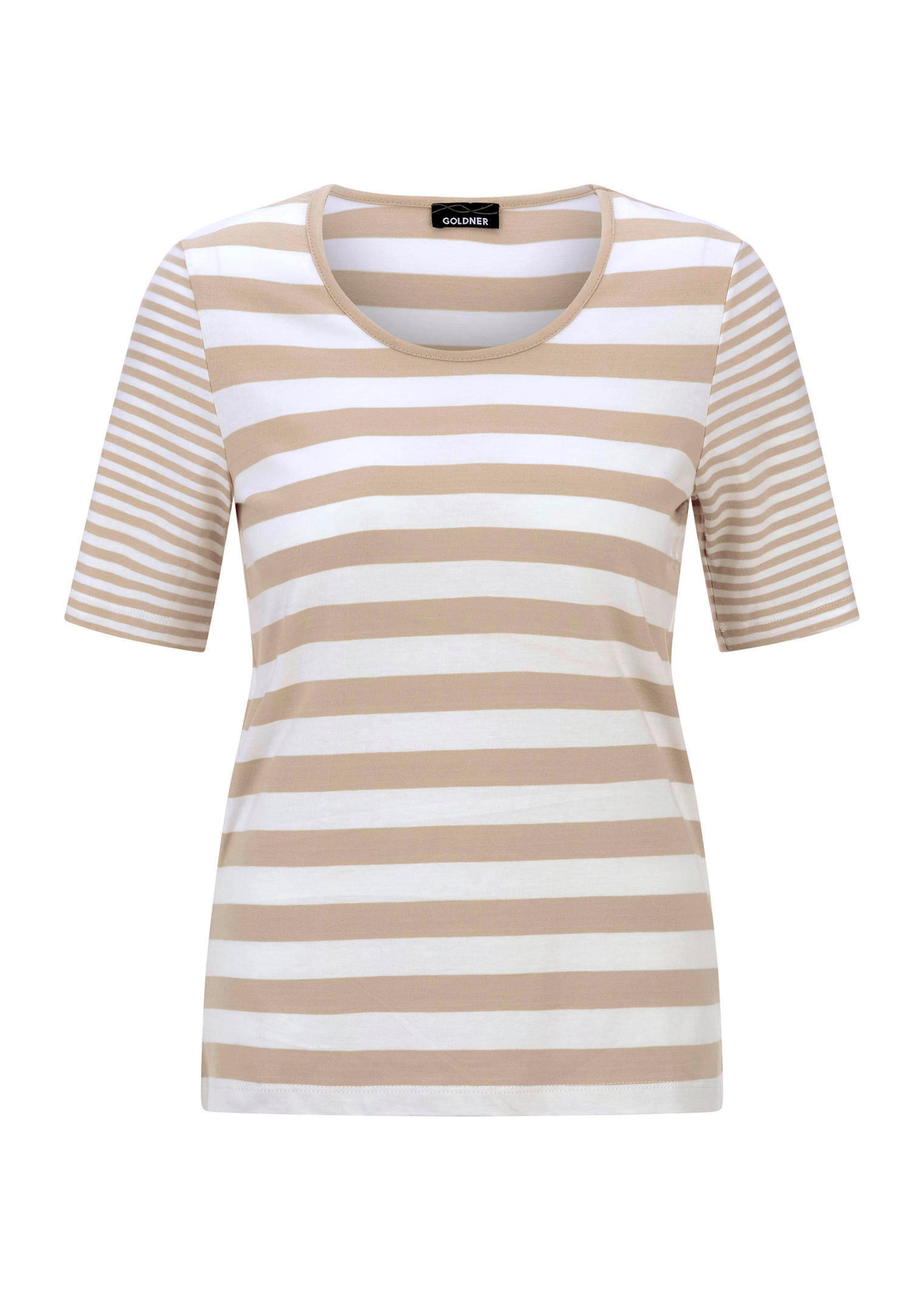 Gestreept shirt van zachte katoenmix