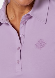 Comfortabel poloshirt met stretch thumbnail 5