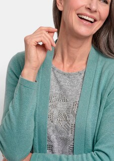 Verschlussloser Cardigan aus COTTAMIRA thumbnail 5