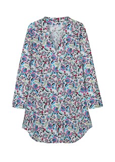 Bedrucktes Sleepshirt aus reiner Baumwolle thumbnail 7