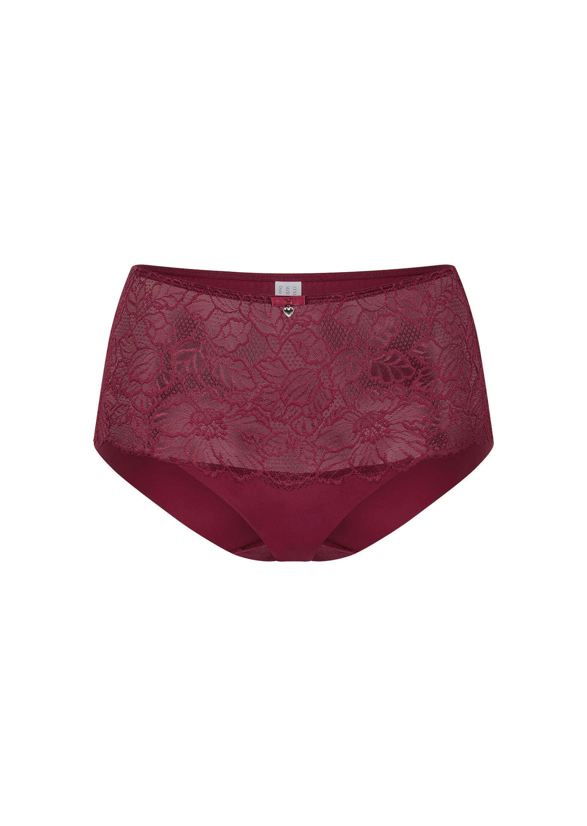Taillenslip mit Spitze und Schmuckdetail