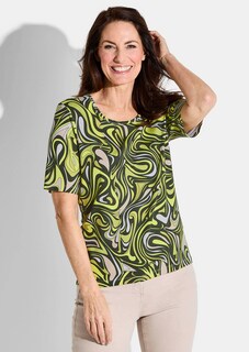 T-shirt imprimé en jersey de viscose thumbnail 1