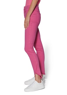 Slim-fit jeans met rafelzoom thumbnail 5