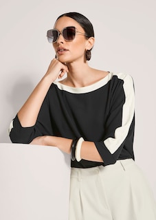 Blouse color block à manches 3/4 thumbnail 5