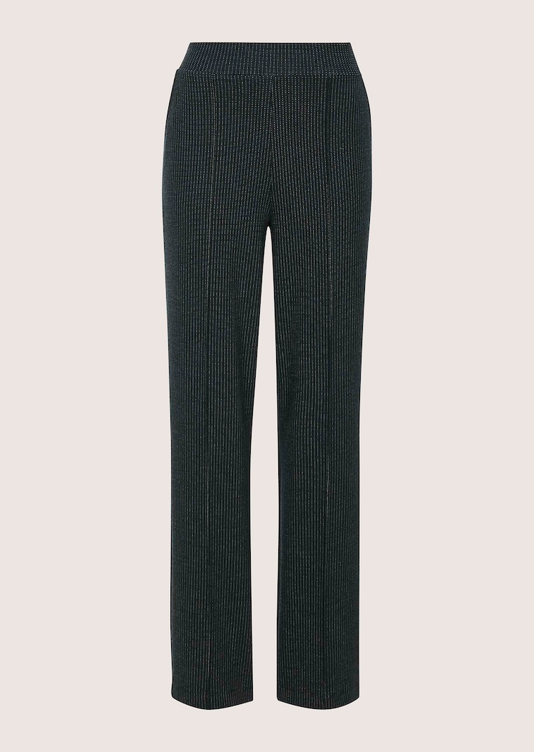 Schlupfhose mit feinen Nadelstreifen