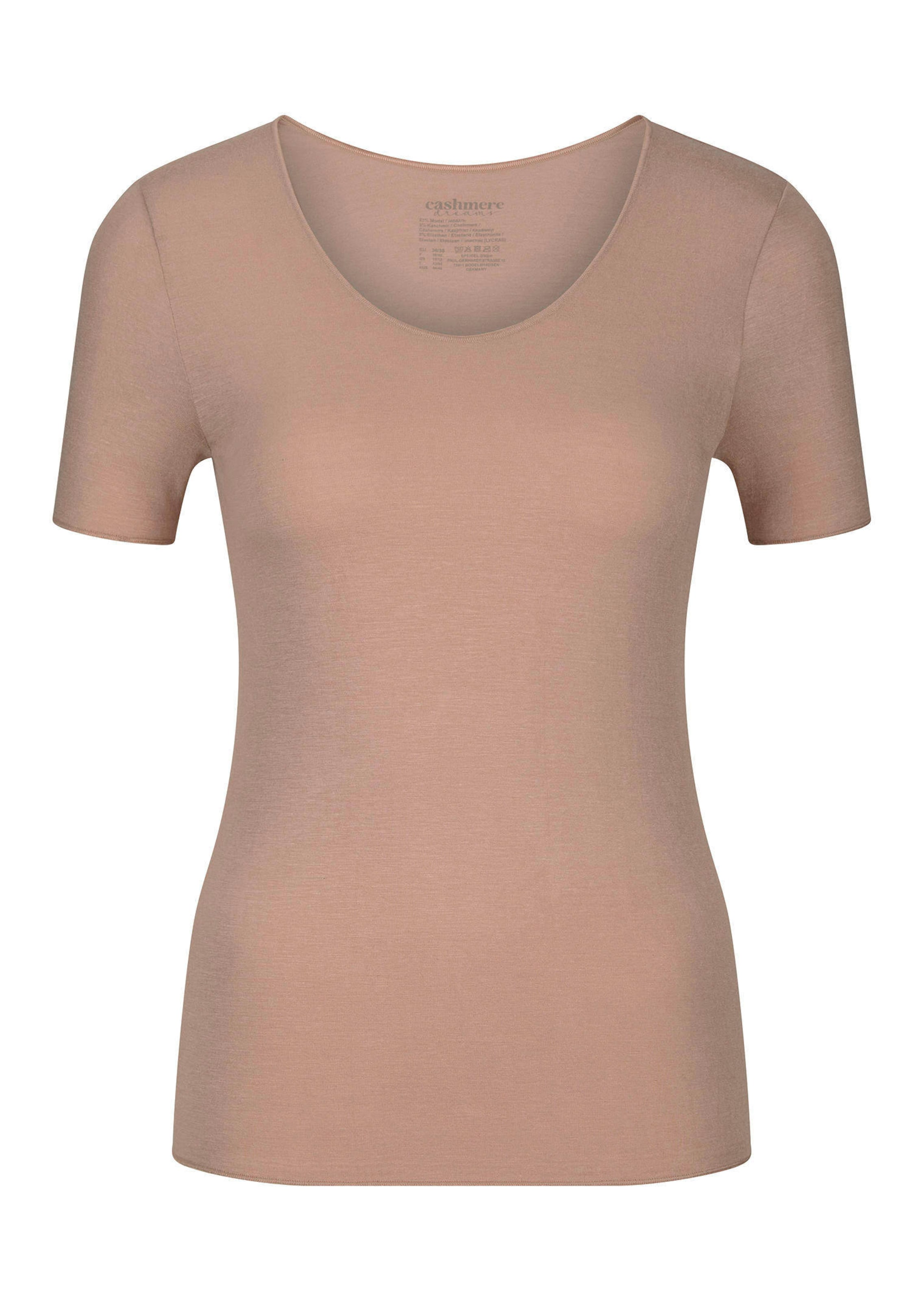 Halbarmshirt in edler Modal-Kaschmir-Qualität