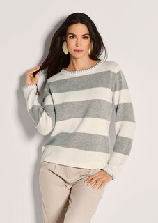 Wollpullover im Blockstreifen-Design thumbnail 2