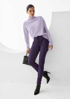 Stehkragen-Pullover in edler Melange thumbnail 1