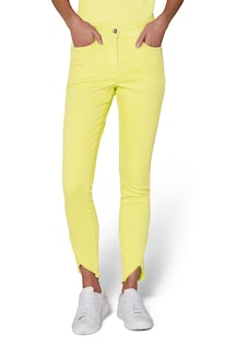 Slim-fit jeans met rafelzoom thumbnail 2