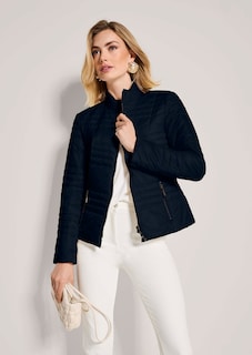 Lightweight quilted jacket with stand collar thumbnail 5