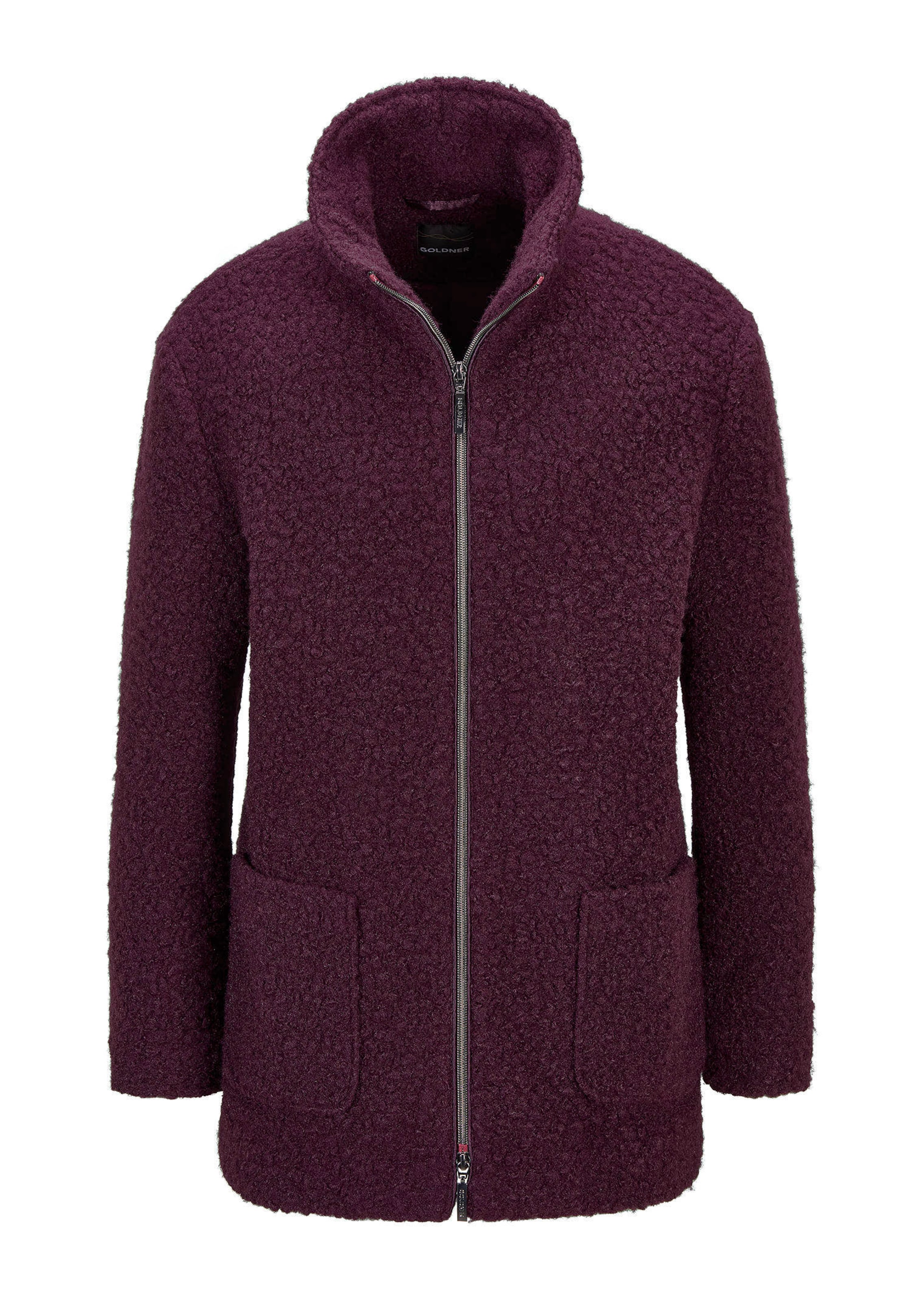 Veste teddy avec col montant