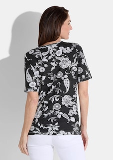 Shirt mit Blumenmuster thumbnail 2