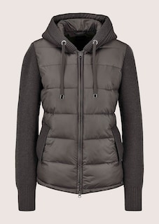 Steppjacke mit Strickärmeln thumbnail 7
