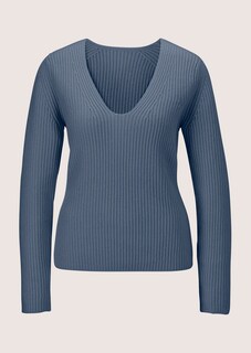 Pull en cachemire à col en V thumbnail 6