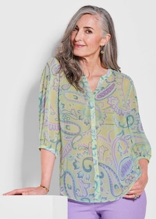 Druckbluse mit Paisley-Muster thumbnail 4