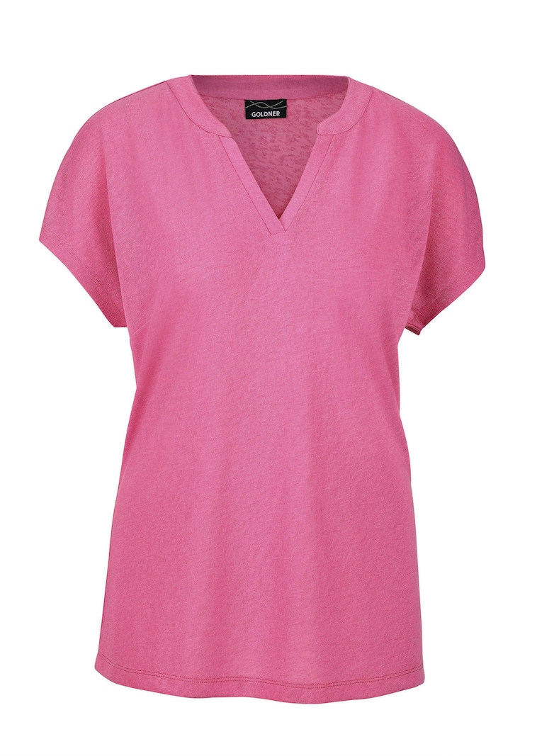 T-shirt en jersey de viscose aéré