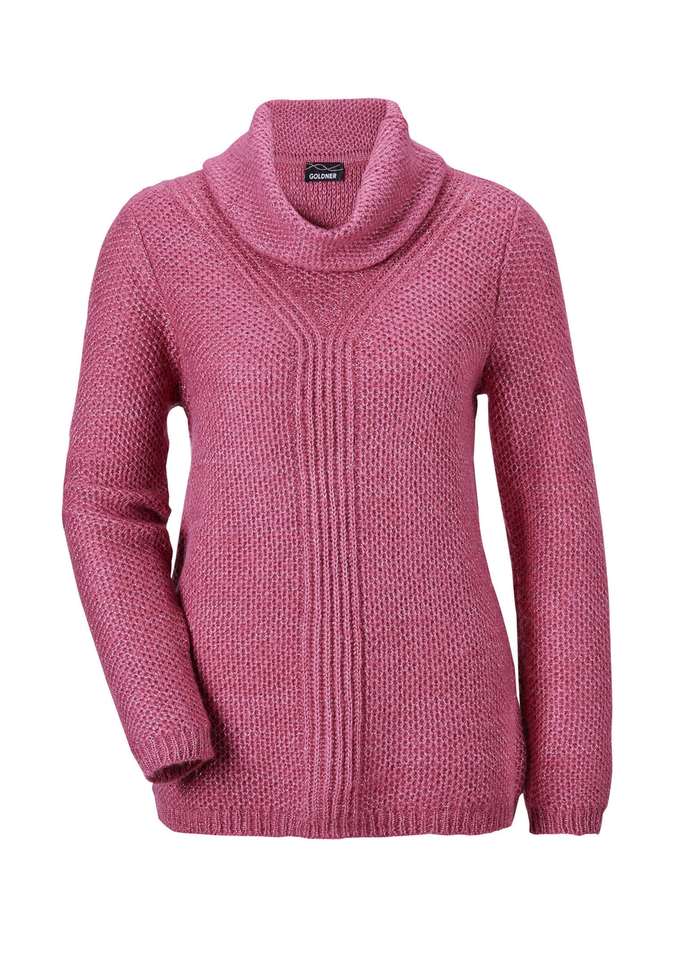 Pull en tricot structuré et fil métallisé