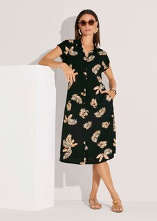 Hemdblusenkleid mit tropischem Print thumbnail 5