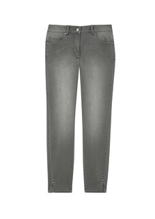 Schlanke 7/8-Jeans mit Strass-Dekoration thumbnail 6