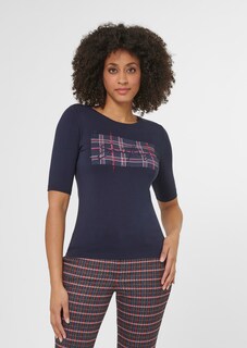 Half-sleeved shirt with unique print thumbnail 2