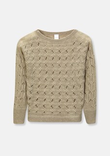 TALBOT RUNHOF X MADELEINE Ajourpullover mit Zopfmuster thumbnail 7