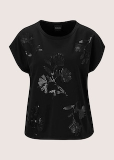 Shirt mit floralem Pailletten-Motiv thumbnail 7