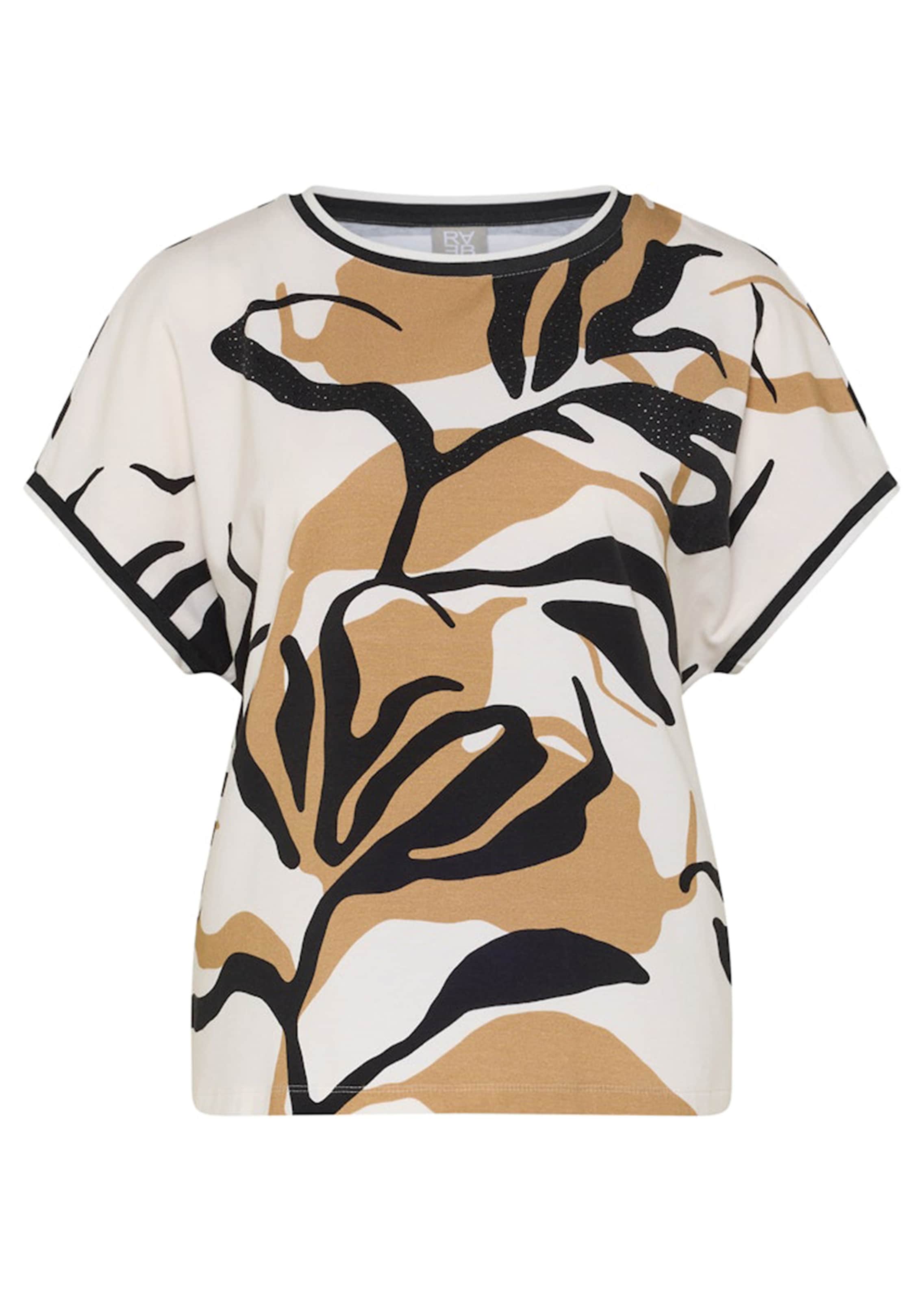 Jersey shirt van katoen en modal