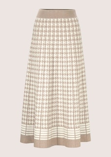 Jupe en tricot à motif pied-de-poule thumbnail 7