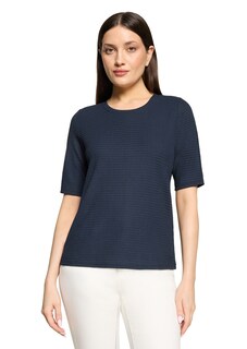 Basic shirt van gestructureerd stretchmateriaal thumbnail 7