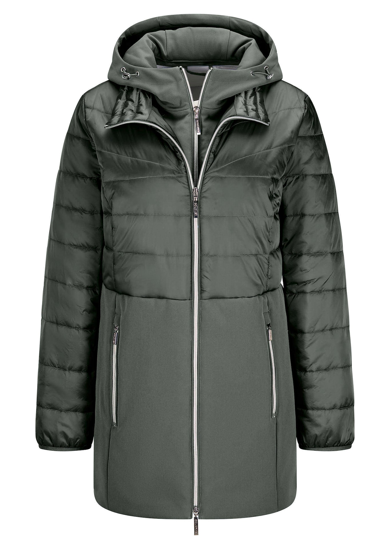 Veste matelassée avec empiècement en Softshell