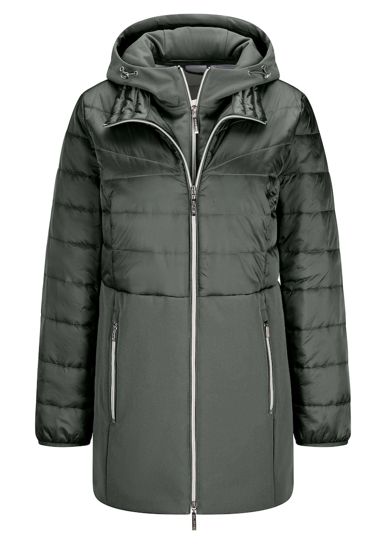 Veste matelassée avec empiècement en Softshell