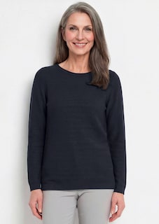 Feiner Strickpullover mit U-Boot-Ausschnitt thumbnail 7