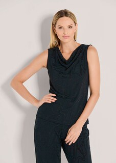 Jersey-Top mit edlem Jacquard thumbnail 2