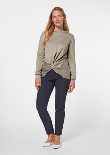 Sweatshirt mit Knoten-Drapierung thumbnail 2