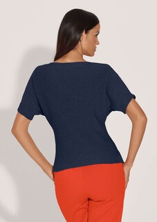 Halbarm-Pullover mit Baumwolle thumbnail 4